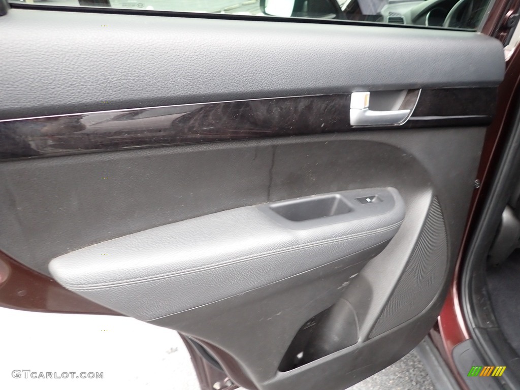 2015 Kia Sorento LX V6 AWD Black Door Panel Photo #142709708
