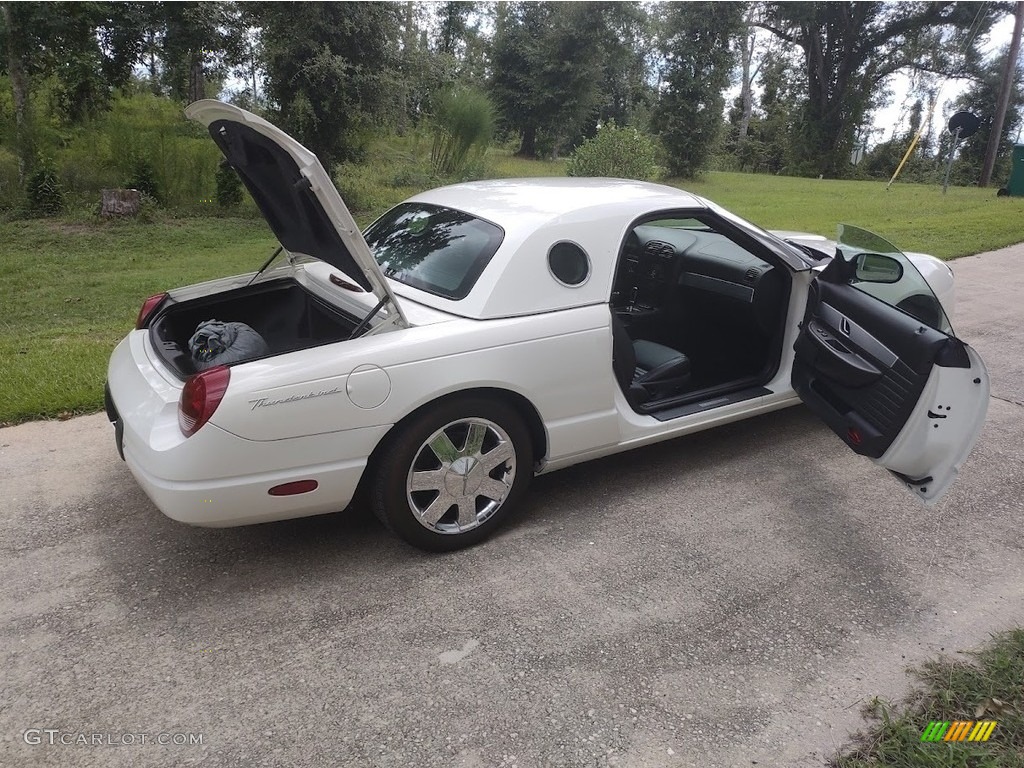 2002 Thunderbird Deluxe Roadster - Whisper White / Midnight Black photo #1
