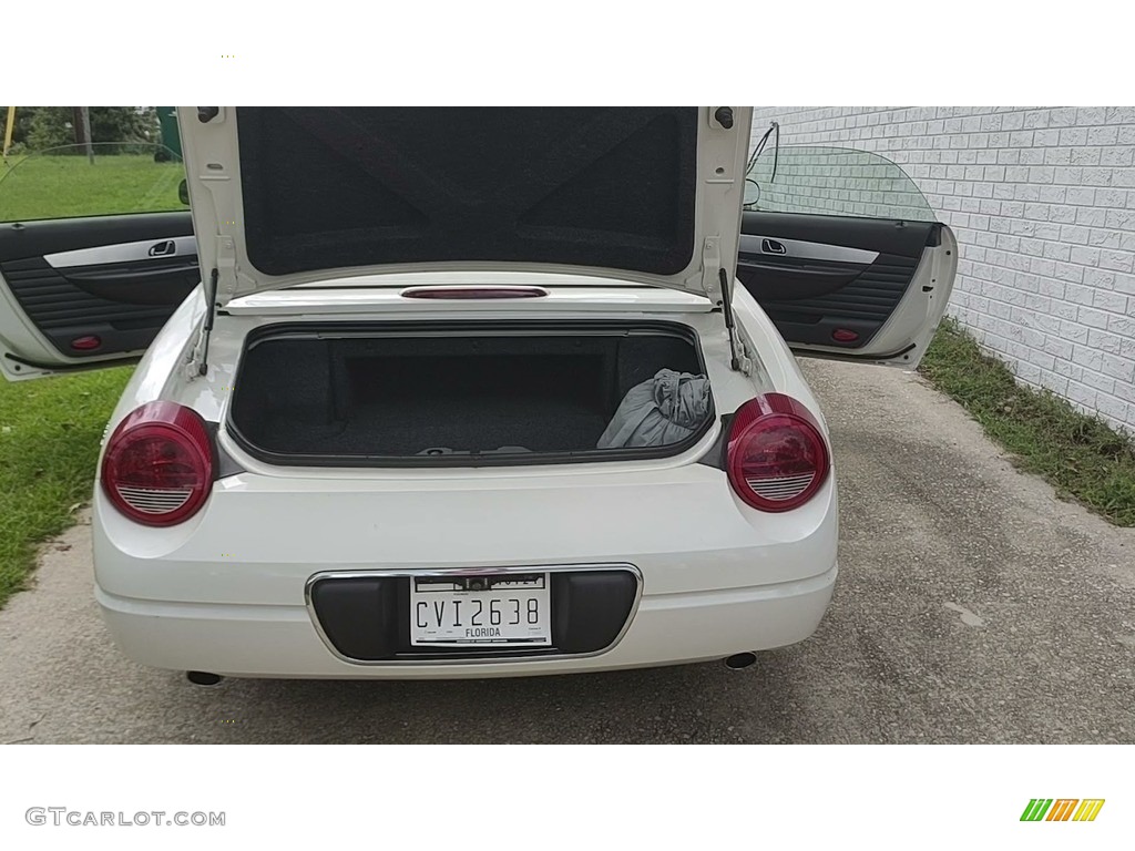 2002 Thunderbird Deluxe Roadster - Whisper White / Midnight Black photo #13