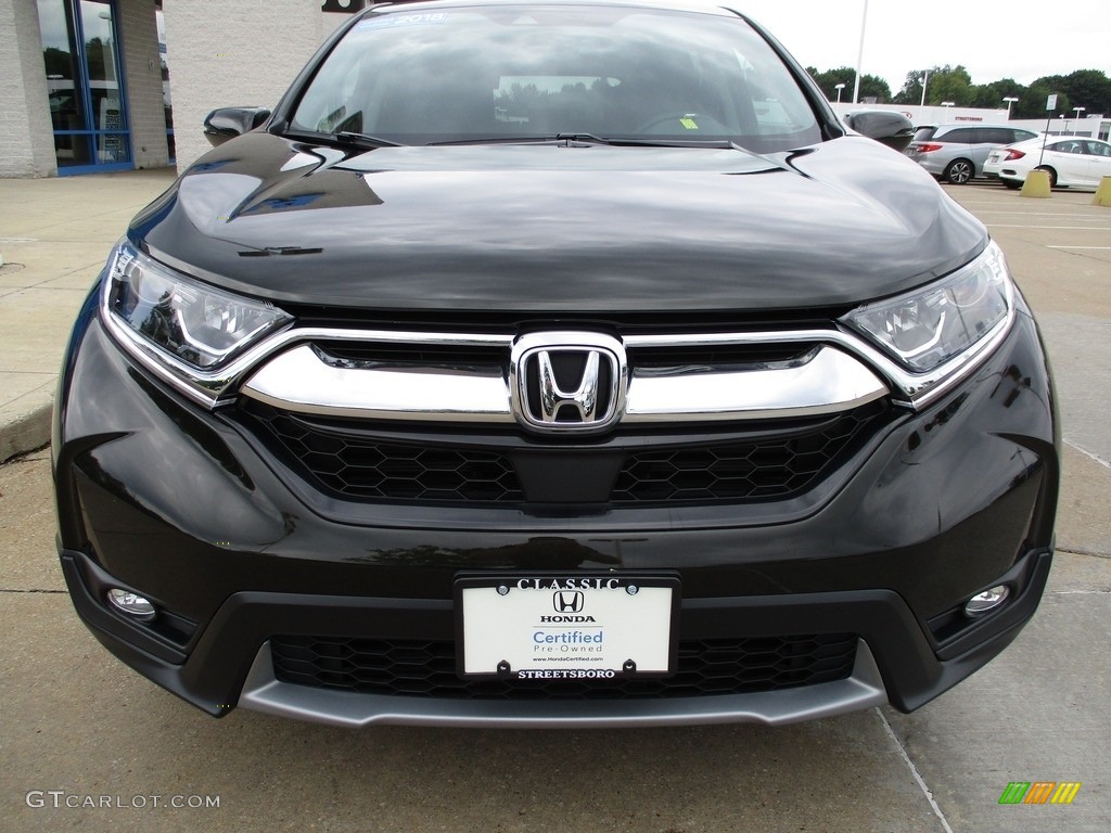 2018 CR-V EX-L AWD - Dark Olive Metallic / Black photo #2