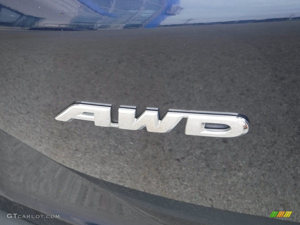 2018 CR-V EX AWD - Obsidian Blue Pearl / Gray photo #10