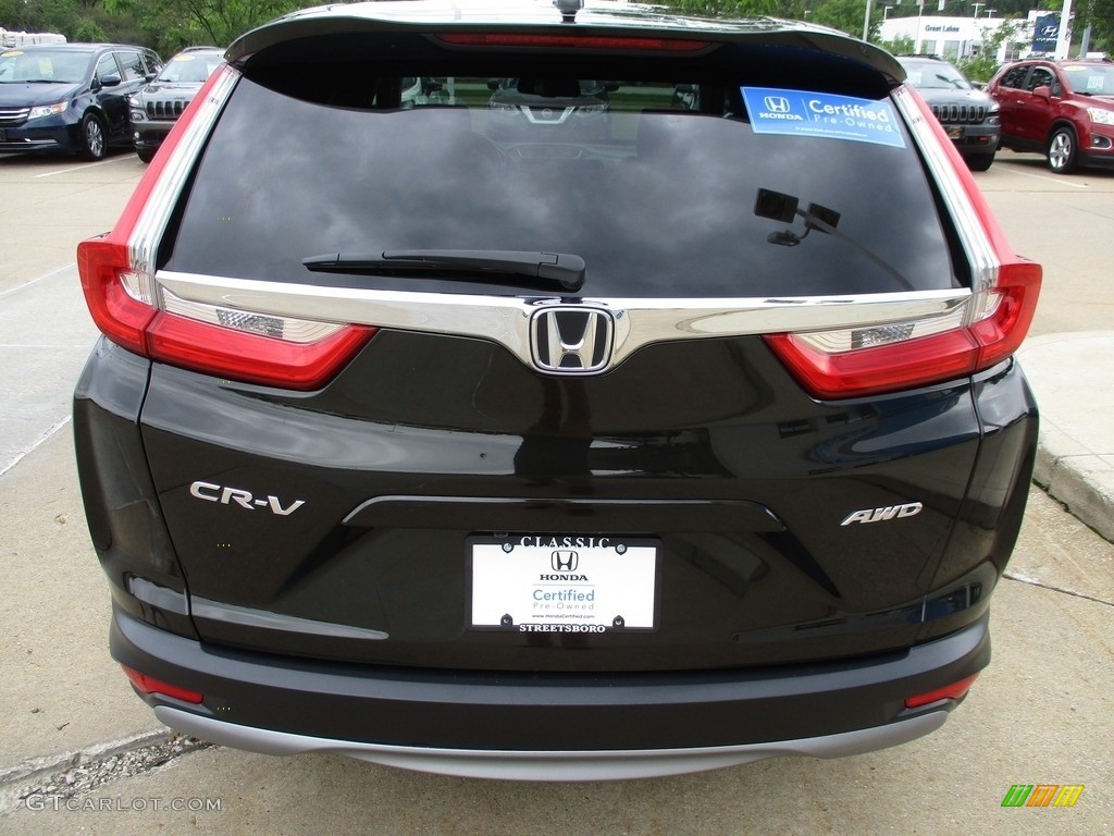 2018 CR-V EX-L AWD - Dark Olive Metallic / Black photo #7
