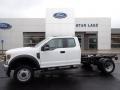 2022 Oxford White Ford F550 Super Duty XL Regular Cab 4x4 Chassis  photo #1