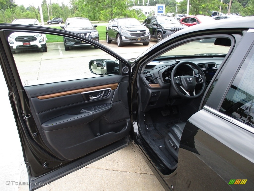 2018 CR-V EX-L AWD - Dark Olive Metallic / Black photo #24