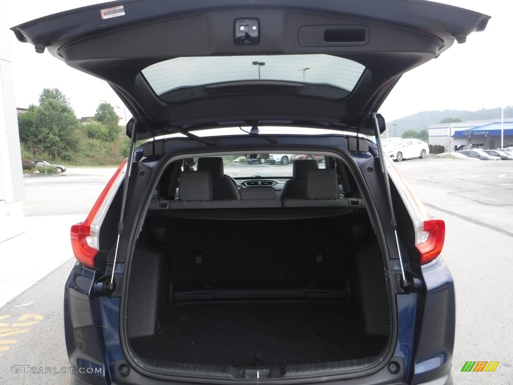 2018 CR-V EX AWD - Obsidian Blue Pearl / Gray photo #28