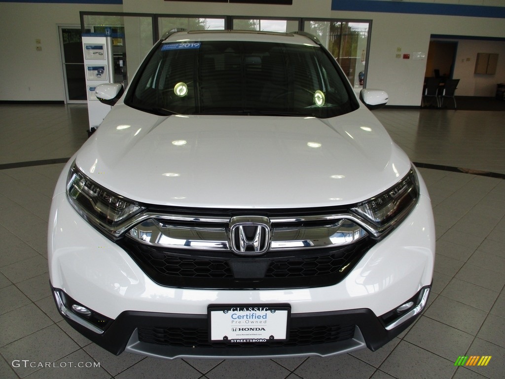 2019 CR-V Touring AWD - Platinum White Pearl / Black photo #2