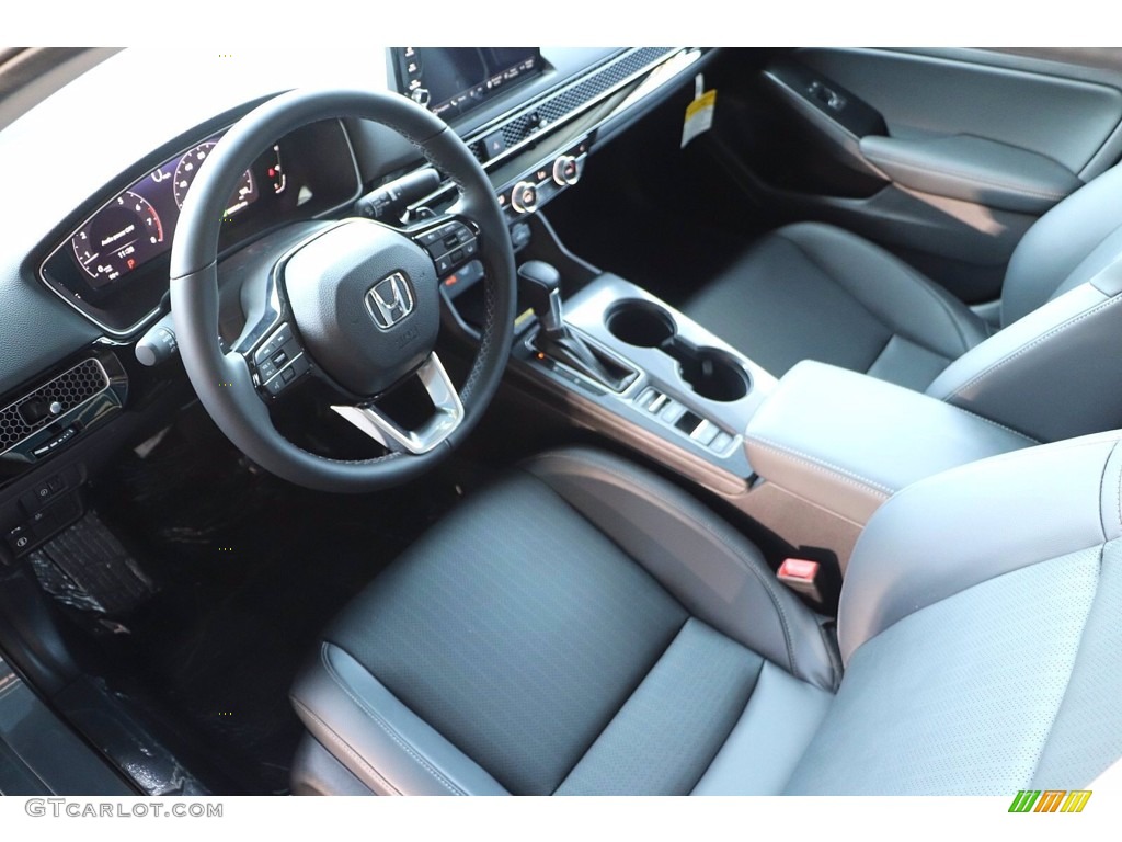 Black Interior 2022 Honda Civic Touring Sedan Photo #142711439