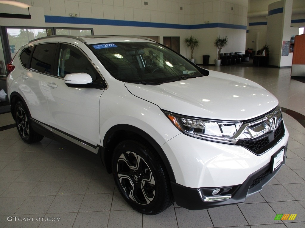2019 CR-V Touring AWD - Platinum White Pearl / Black photo #3