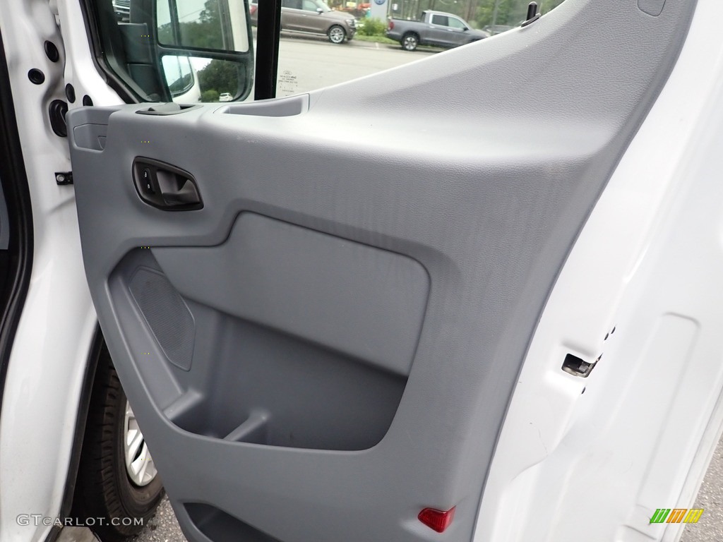 2018 Ford Transit Van 250 LR Regular Charcoal Black Door Panel Photo #142711514