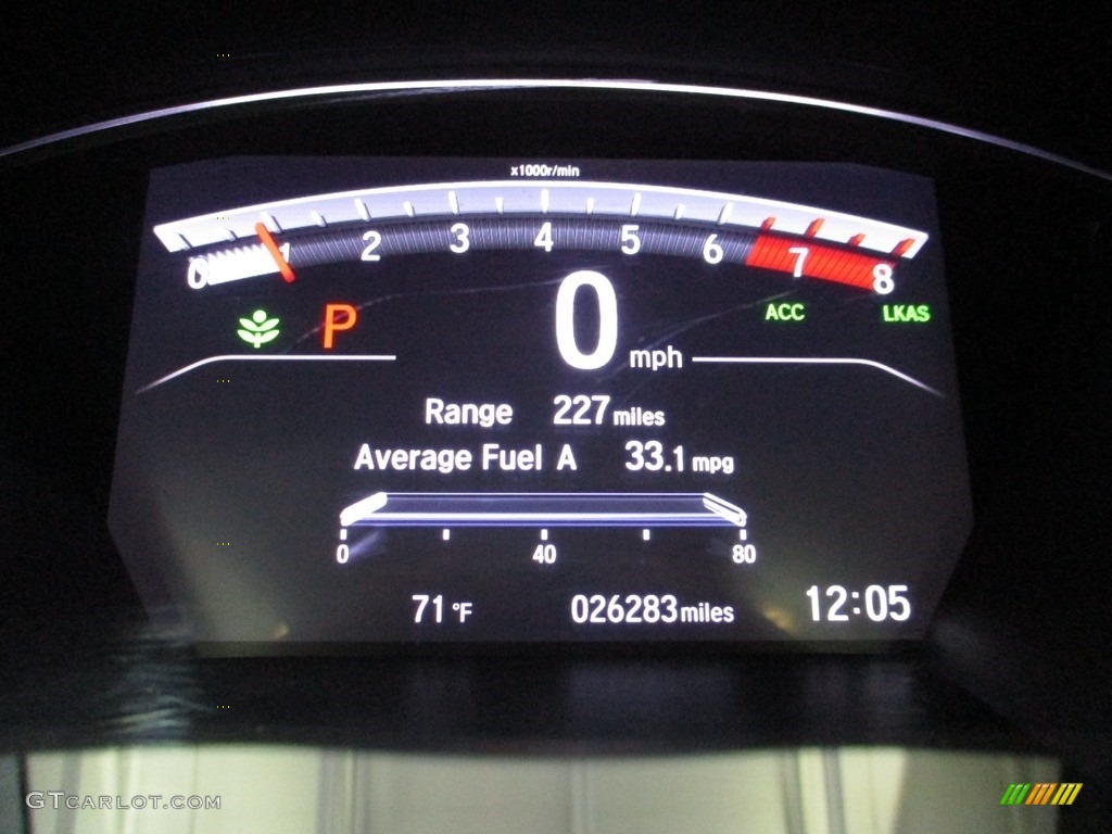 2019 CR-V Touring AWD - Platinum White Pearl / Black photo #33