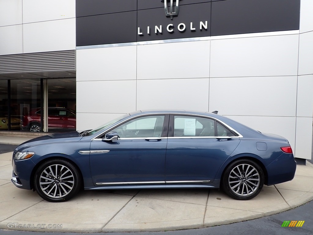 Blue Diamond 2018 Lincoln Continental Select AWD Exterior Photo #142712888