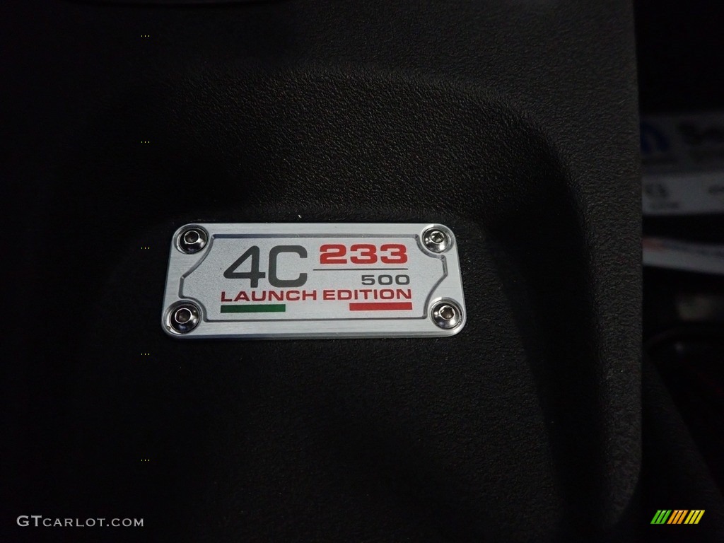 2015 Alfa Romeo 4C Launch Edition Coupe Marks and Logos Photo #142714058
