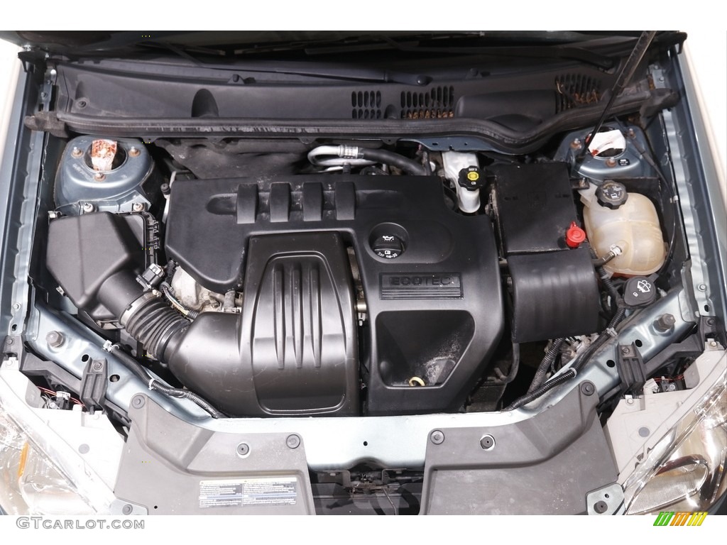 2010 Cobalt LS Coupe - Silver Moss Metallic / Gray photo #15