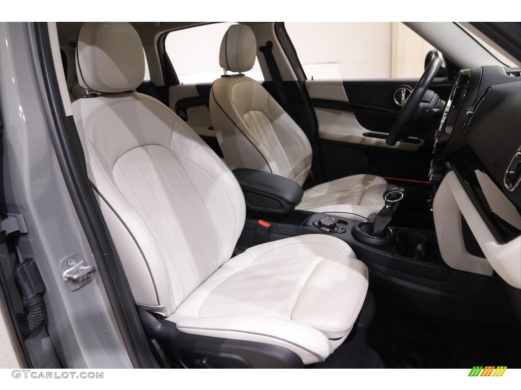 Satellite Gray Lounge Leather Interior 2019 Mini Countryman Cooper S E All4 Hybrid Photo #142714409