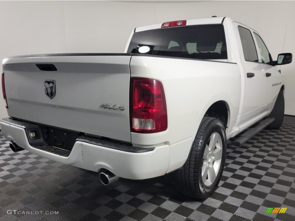 2012 Ram 1500 ST Crew Cab 4x4 - Bright White / Dark Slate Gray/Medium Graystone photo #8