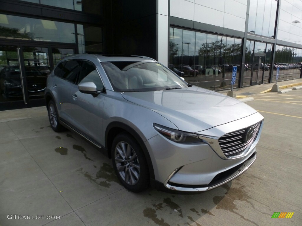2021 CX-9 Grand Touring AWD - Sonic Silver Metallic / Black photo #1