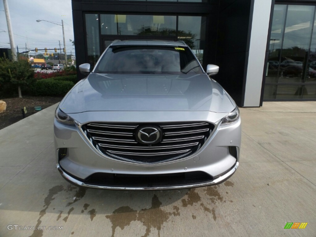 2021 CX-9 Grand Touring AWD - Sonic Silver Metallic / Black photo #2