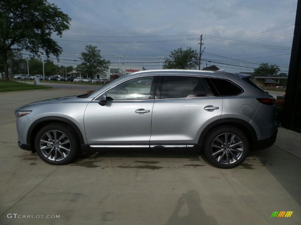 2021 CX-9 Grand Touring AWD - Sonic Silver Metallic / Black photo #6