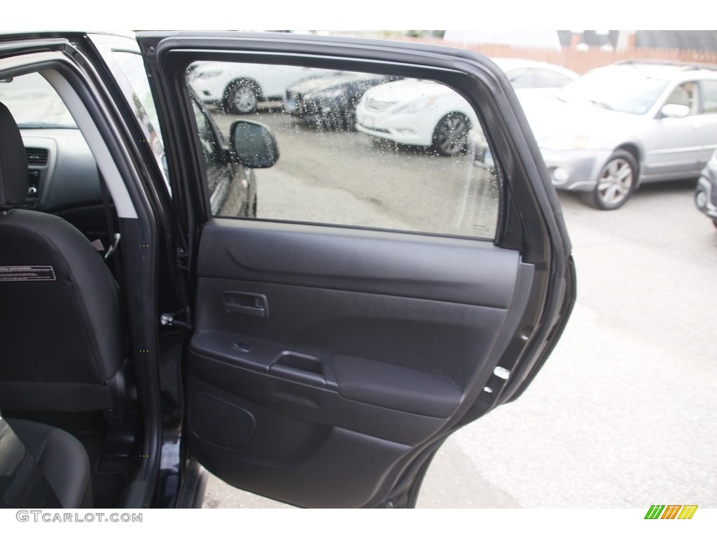 2015 Mitsubishi Outlander Sport ES AWC Black Door Panel Photo #142716974