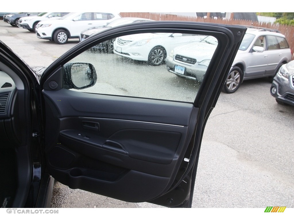 2015 Mitsubishi Outlander Sport ES AWC Black Door Panel Photo #142716986