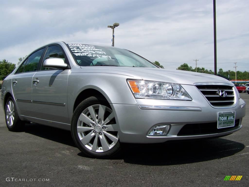 2009 Sonata Limited V6 - Bright Silver / Gray photo #1