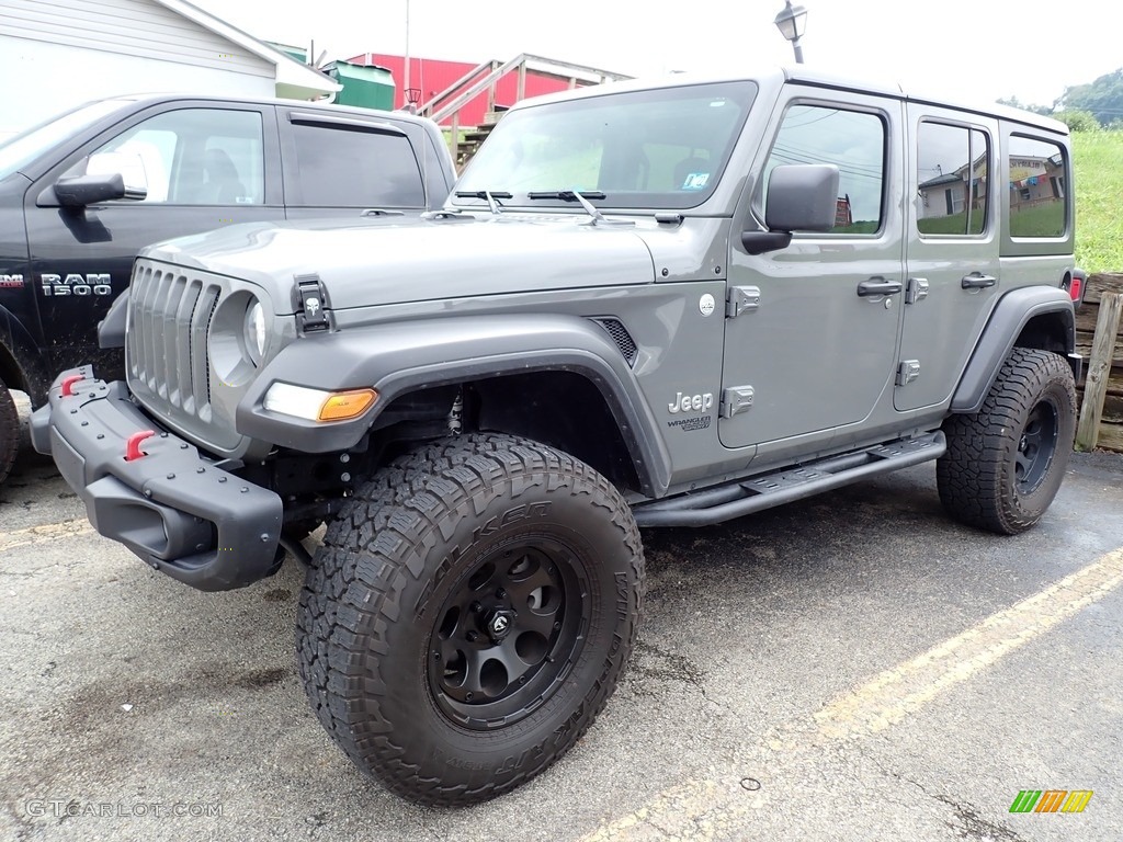 2019 Wrangler Unlimited Sport 4x4 - Sting-Gray / Black photo #1