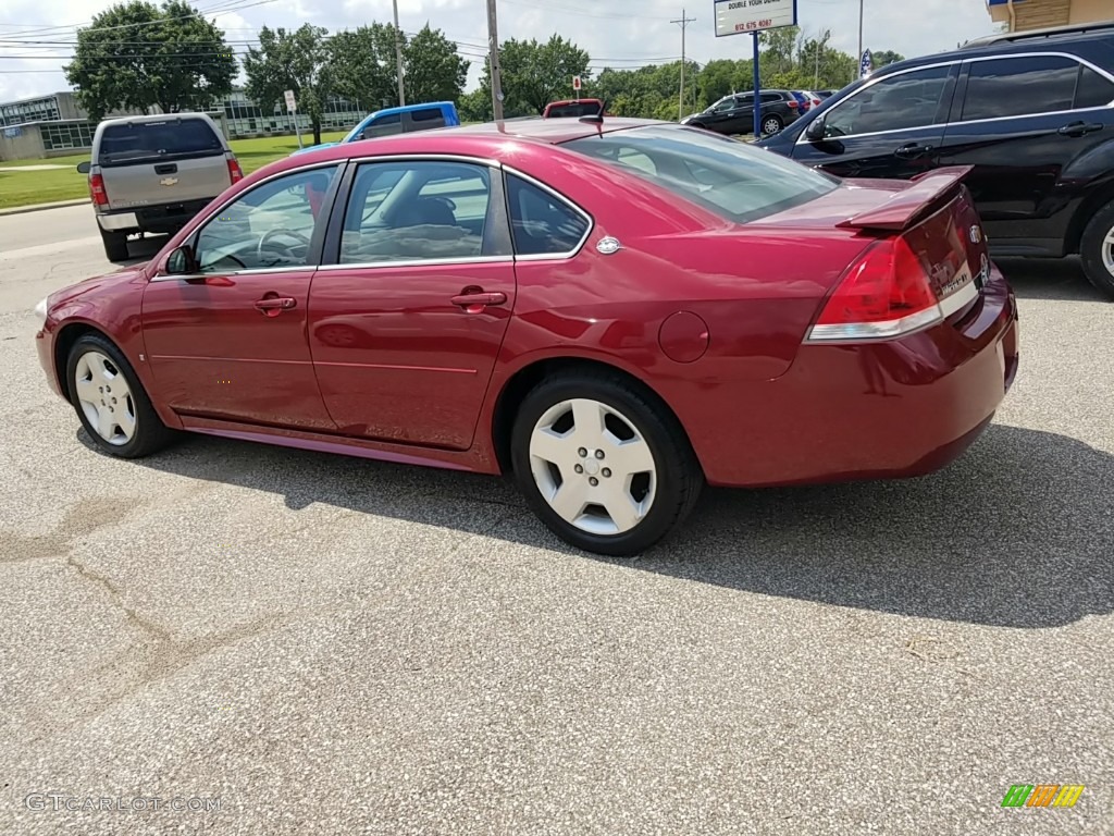 2008 Impala LT - Red Jewel Tintcoat / Gray/Ebony Black photo #5