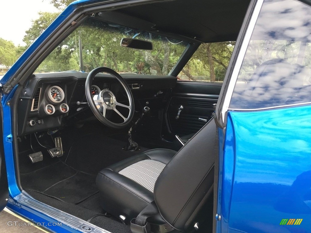 1969 Camaro Z28 Coupe - Bright Blue Metallic / Black photo #2