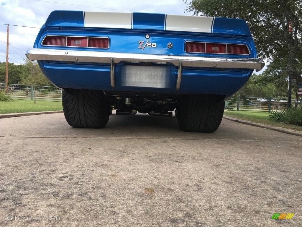 1969 Camaro Z28 Coupe - Bright Blue Metallic / Black photo #4