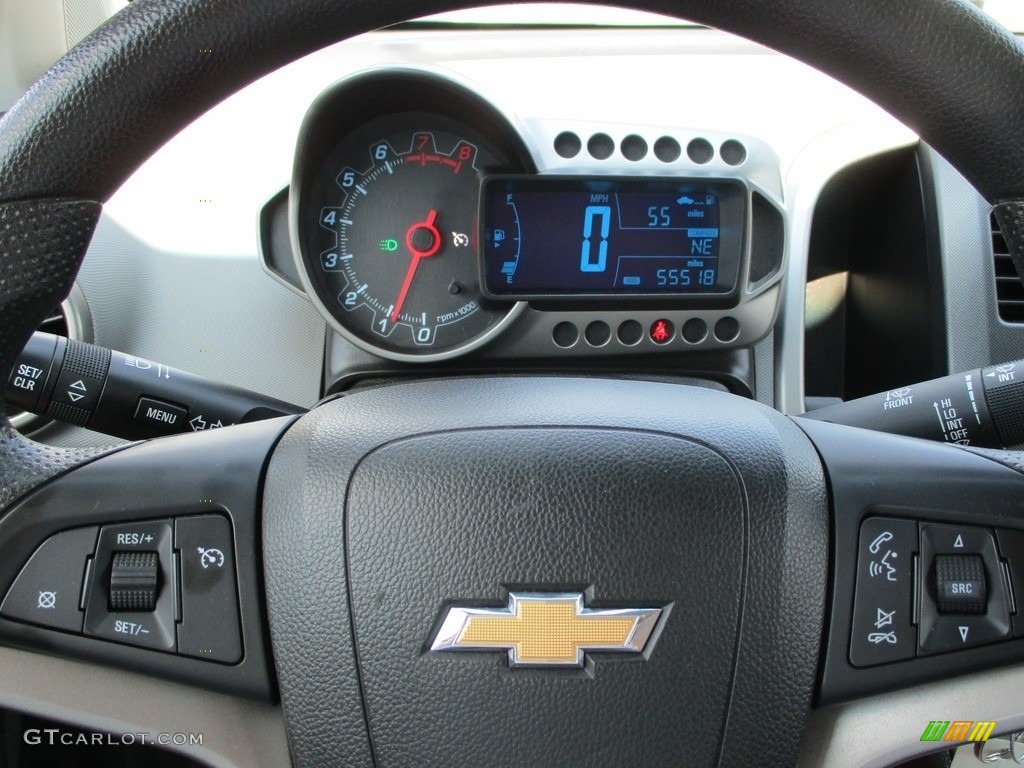 2013 Sonic LT Hatch - Silver Ice Metallic / Jet Black/Dark Titanium photo #13