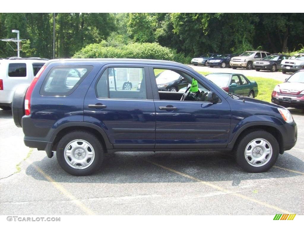 2006 CR-V LX 4WD - Royal Blue Pearl / Black photo #20