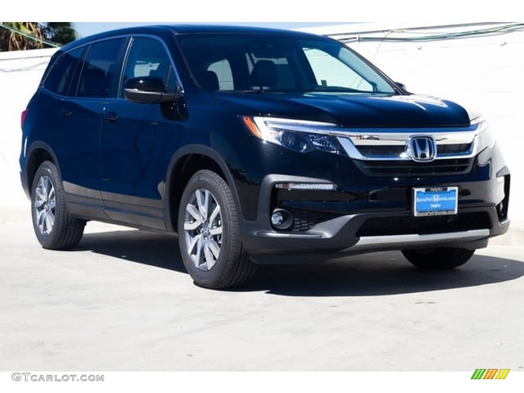 Crystal Black Pearl 2022 Honda Pilot EX-L Exterior Photo #142725204