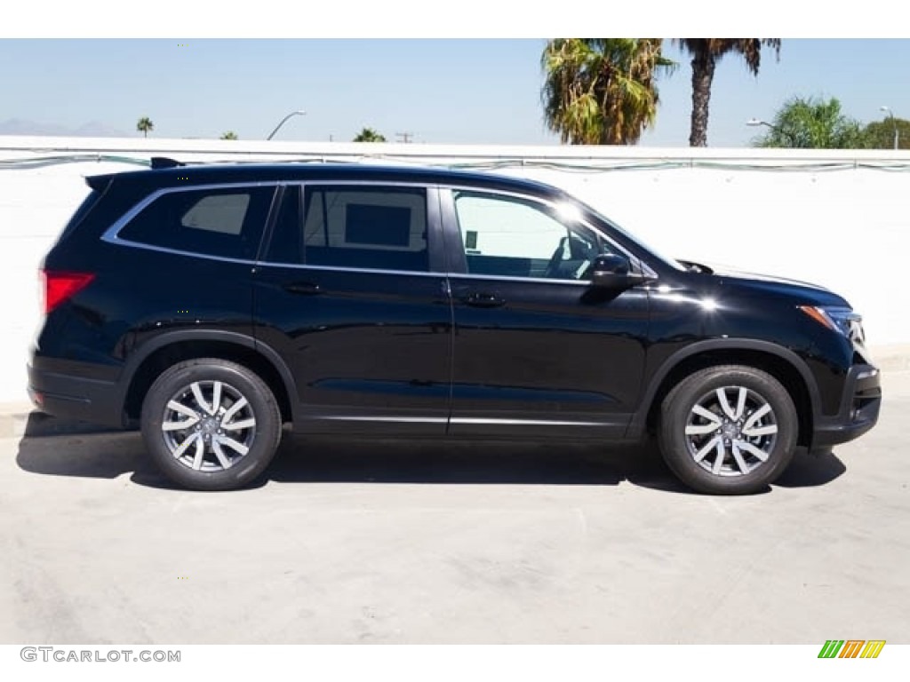 Crystal Black Pearl 2022 Honda Pilot EX-L Exterior Photo #142725231