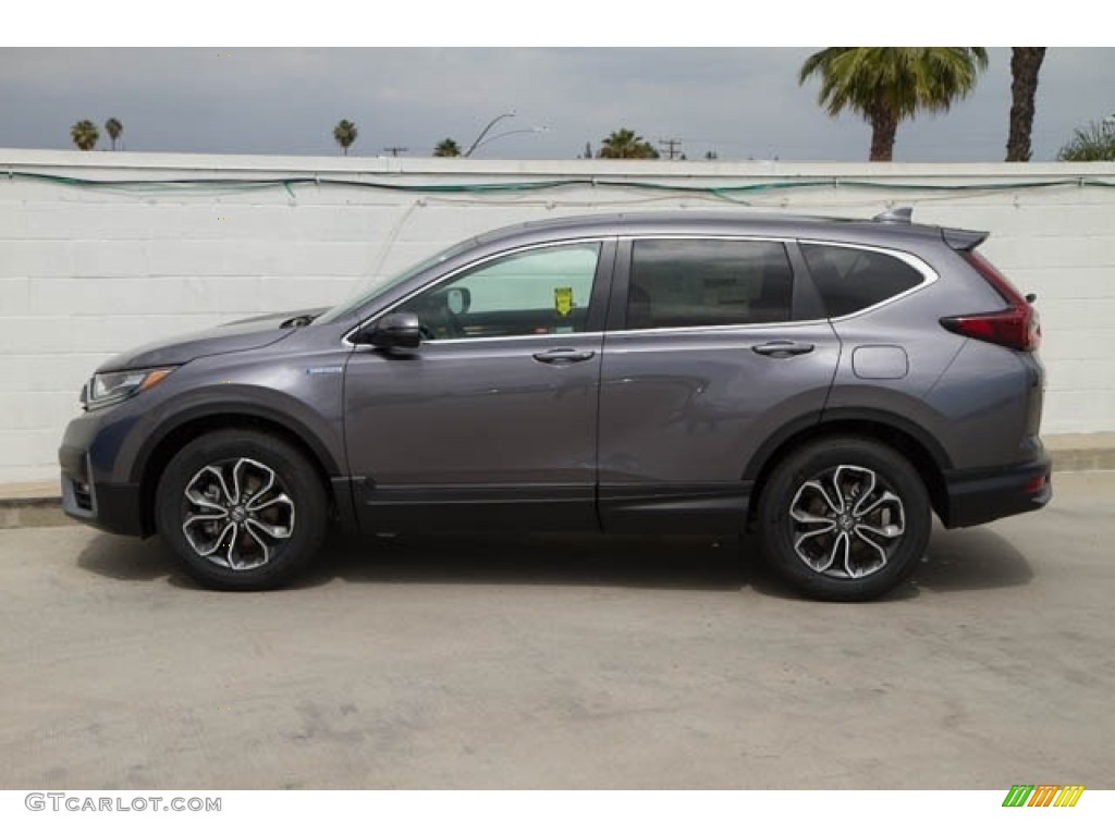 2021 CR-V EX AWD Hybrid - Modern Steel Metallic / Black photo #4