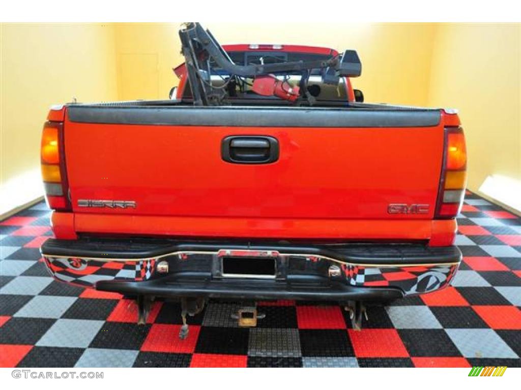 2000 Sierra 2500 SLT Regular Cab 4x4 - Fire Red / Graphite photo #5