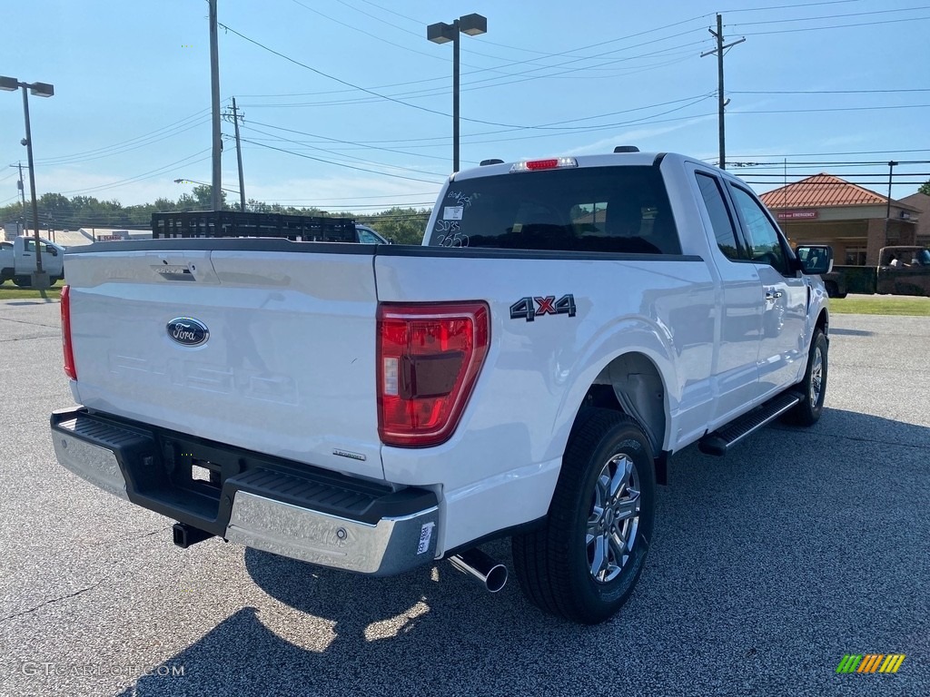 2021 F150 XLT SuperCab 4x4 - Oxford White / Medium Dark Slate photo #6