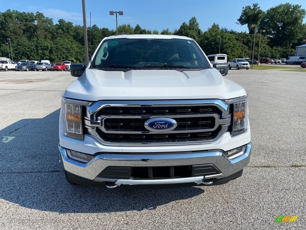 2021 F150 XLT SuperCab 4x4 - Oxford White / Medium Dark Slate photo #9