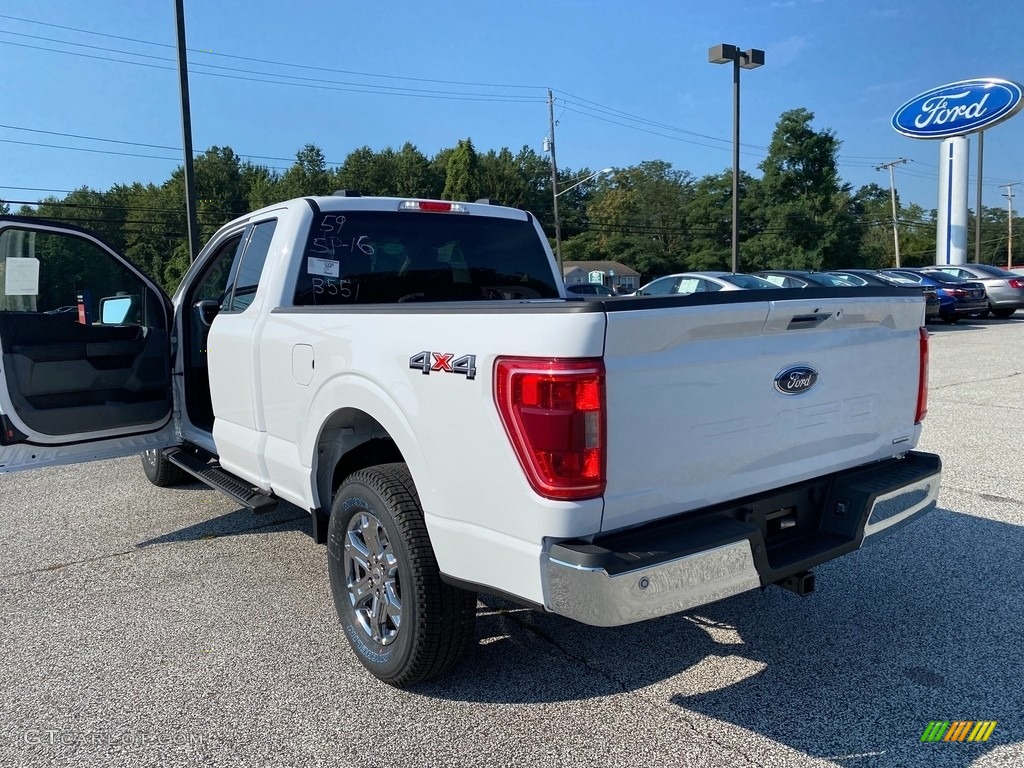 2021 F150 XLT SuperCab 4x4 - Oxford White / Medium Dark Slate photo #2