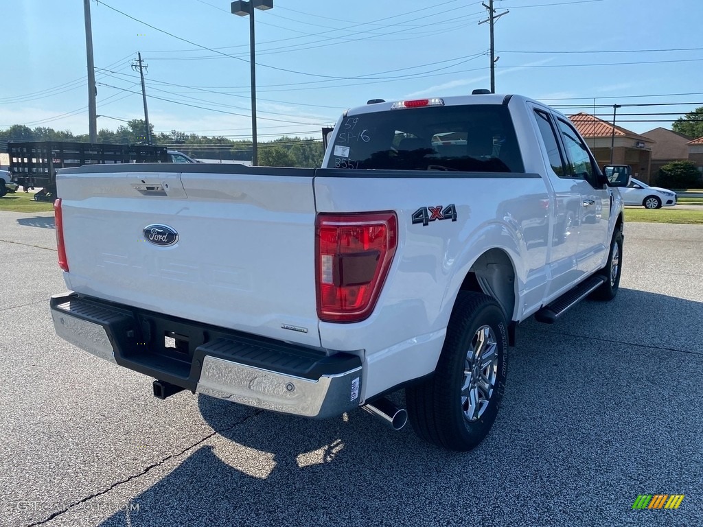 2021 F150 XLT SuperCab 4x4 - Oxford White / Medium Dark Slate photo #5