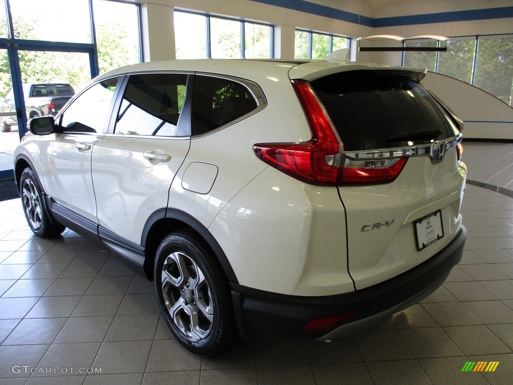 2018 CR-V EX-L AWD - White Diamond Pearl / Ivory photo #9