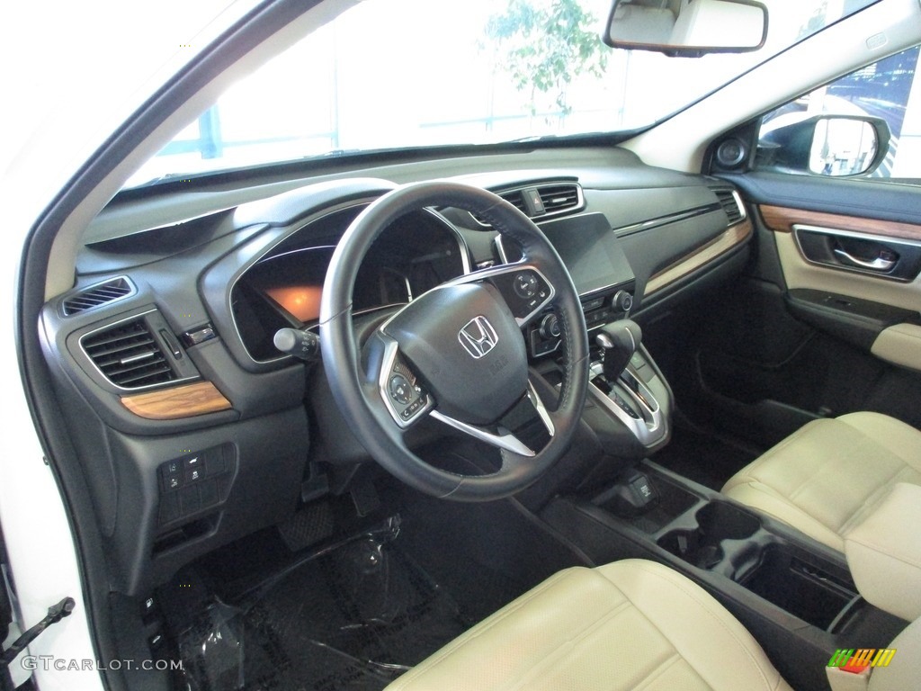 2018 CR-V EX-L AWD - White Diamond Pearl / Ivory photo #27