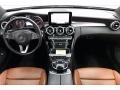 Saddle Brown/Black Dashboard Photo for 2017 Mercedes-Benz C #142728441