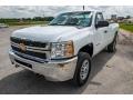 Summit White - Silverado 2500HD WT Regular Cab 4x4 Photo No. 8