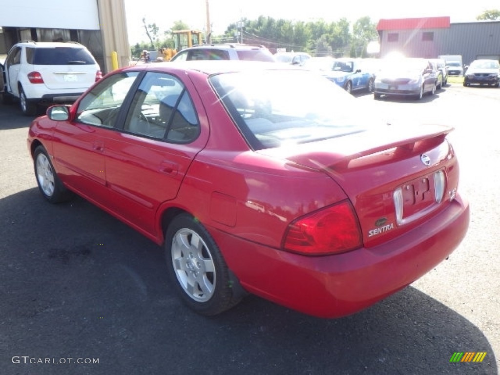 2006 Sentra 1.8 S - Code Red / Sage photo #4