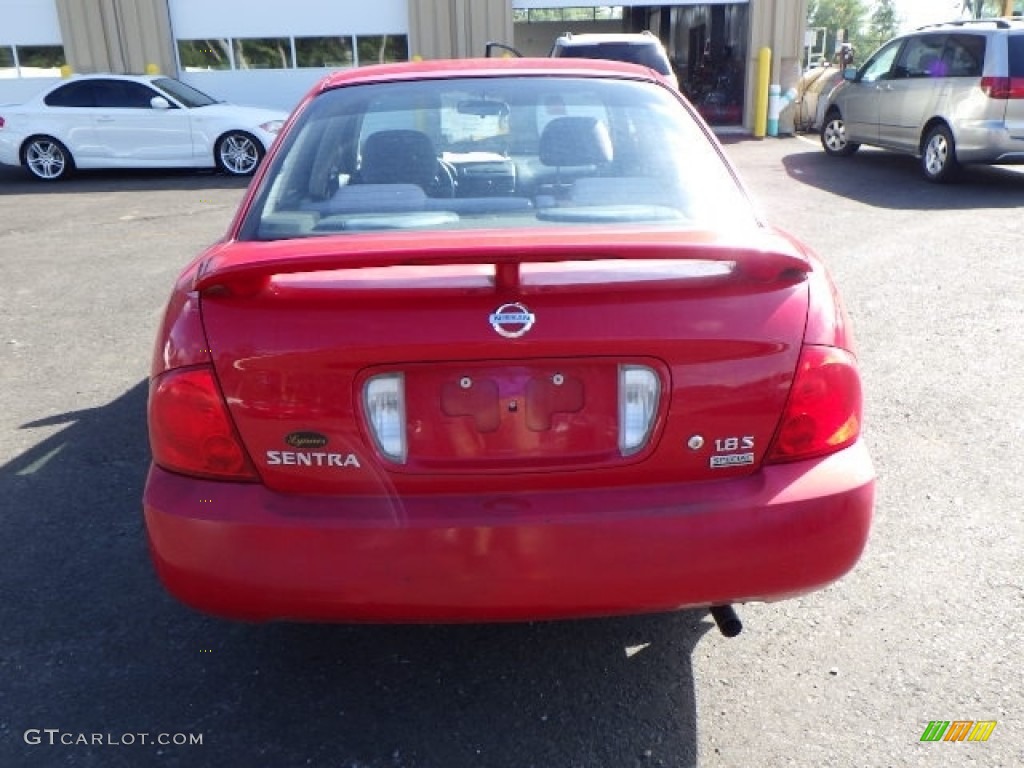 2006 Sentra 1.8 S - Code Red / Sage photo #5