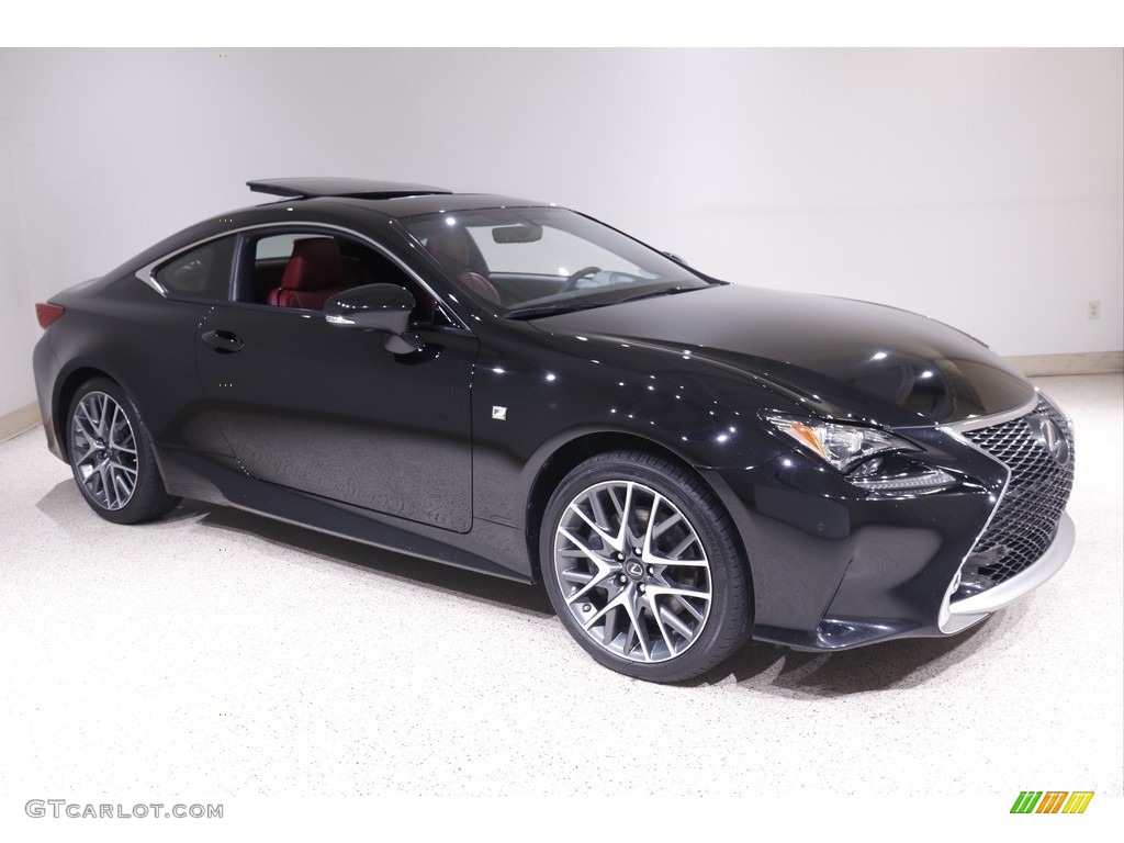 Obsidian Black 2015 Lexus RC 350 F Sport AWD Exterior Photo #142729622