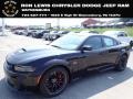 Pitch Black 2021 Dodge Charger Scat Pack Widebody