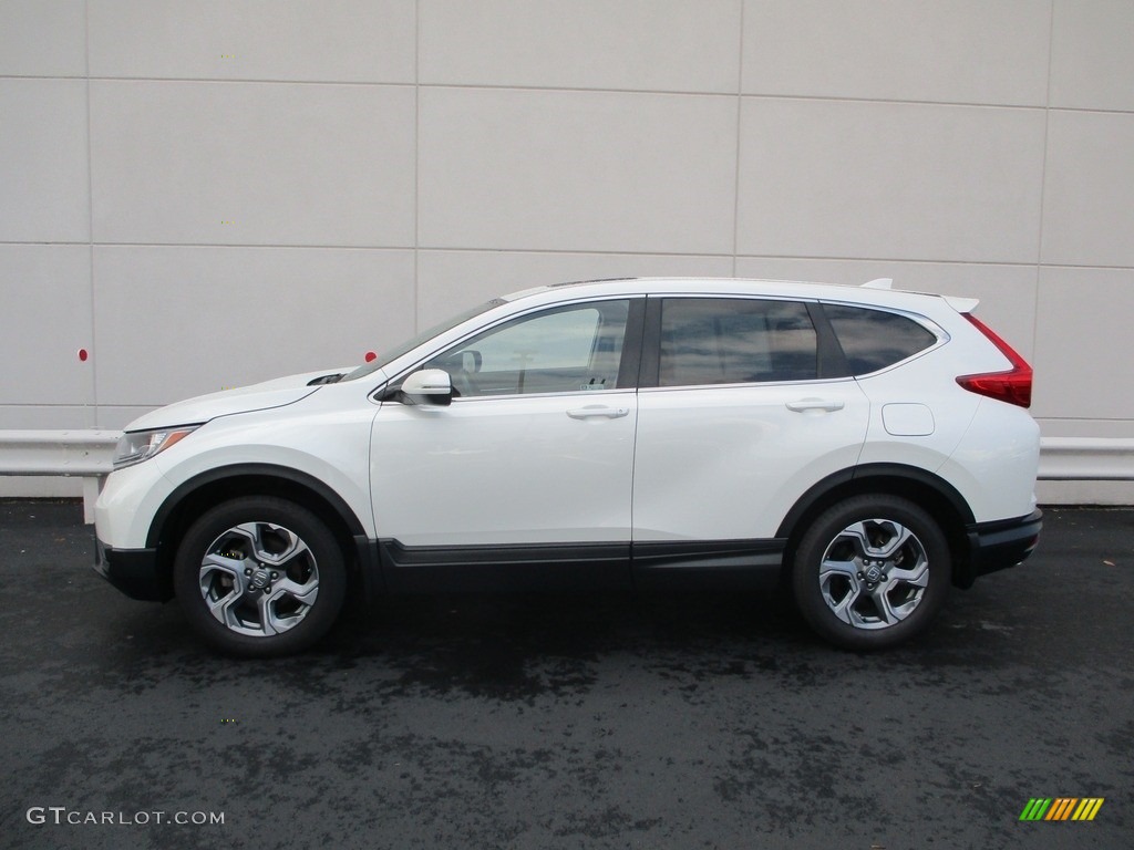 2018 CR-V EX-L AWD - White Diamond Pearl / Ivory photo #2