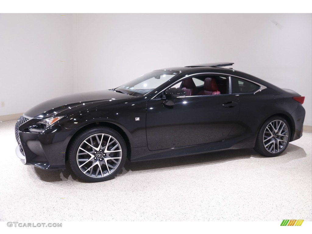 Obsidian Black 2015 Lexus RC 350 F Sport AWD Exterior Photo #142729661