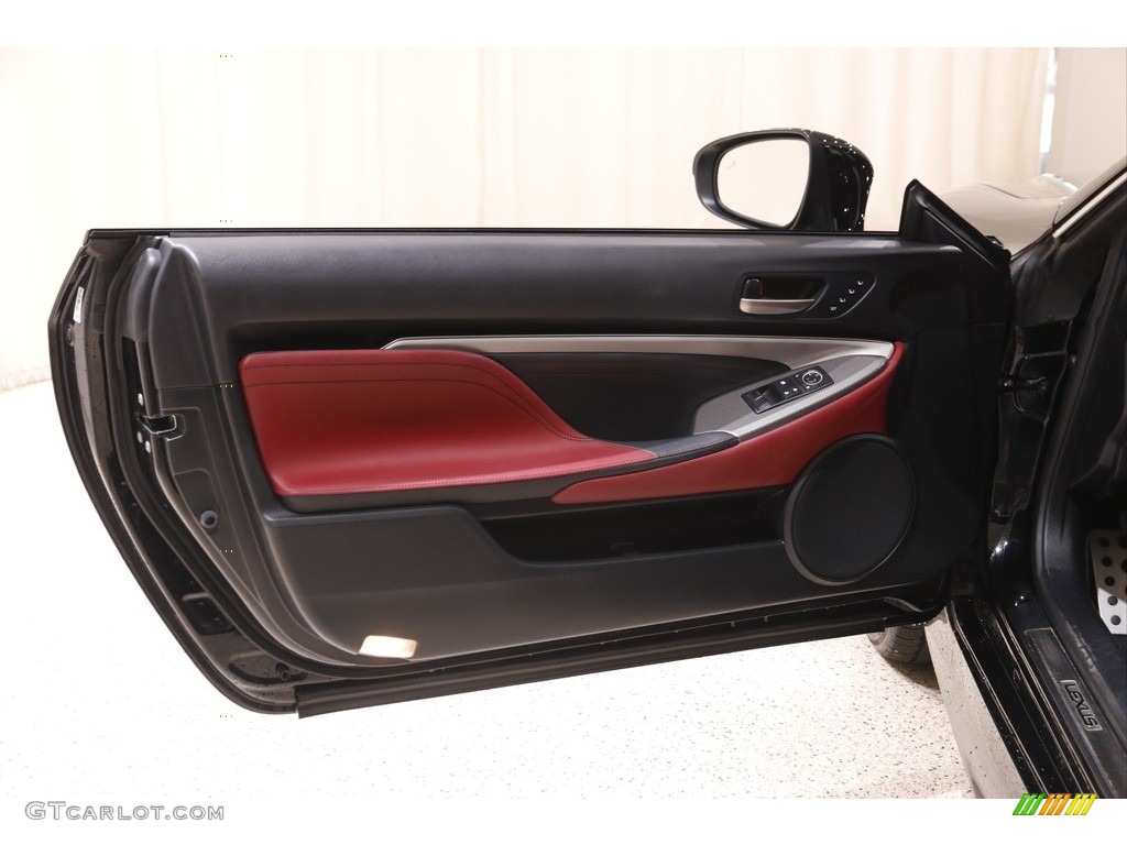 2015 Lexus RC 350 F Sport AWD Rioja Red Door Panel Photo #142729685